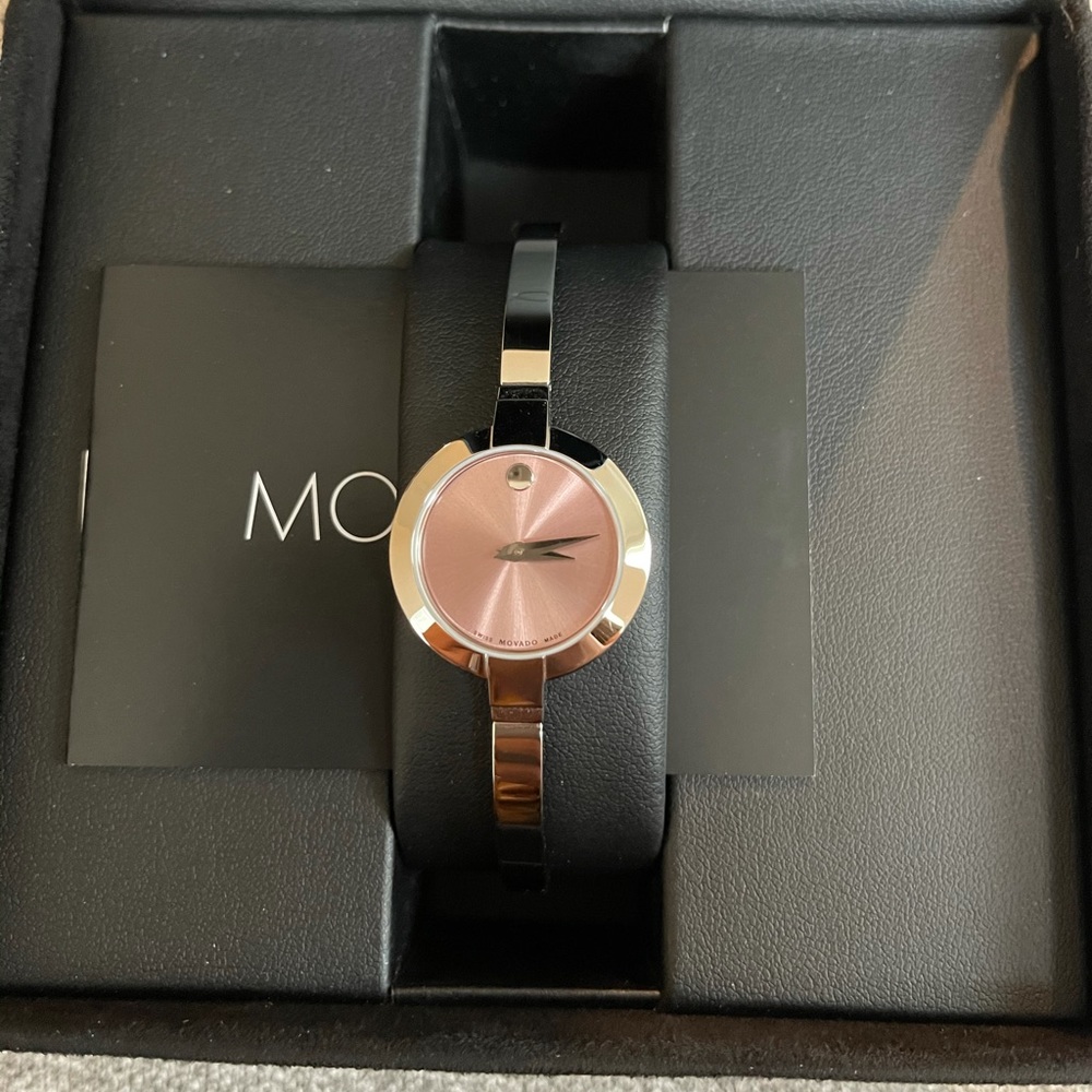 Movado Women’s Bela Stainless Steel Bangle Watch